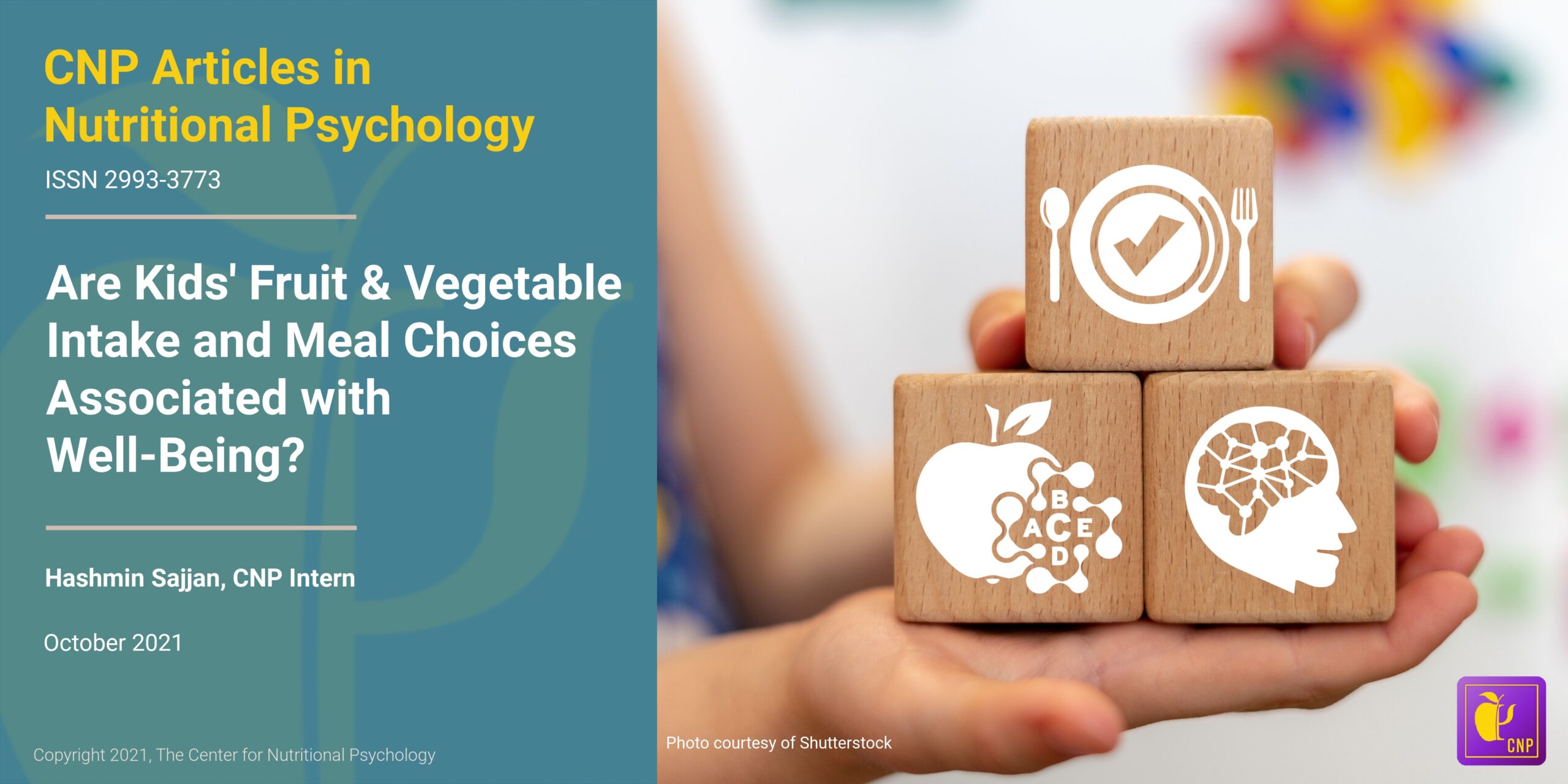Are Kids’ Fruit and Vegetable Intake and Meal Choices Associated With Well-Being?