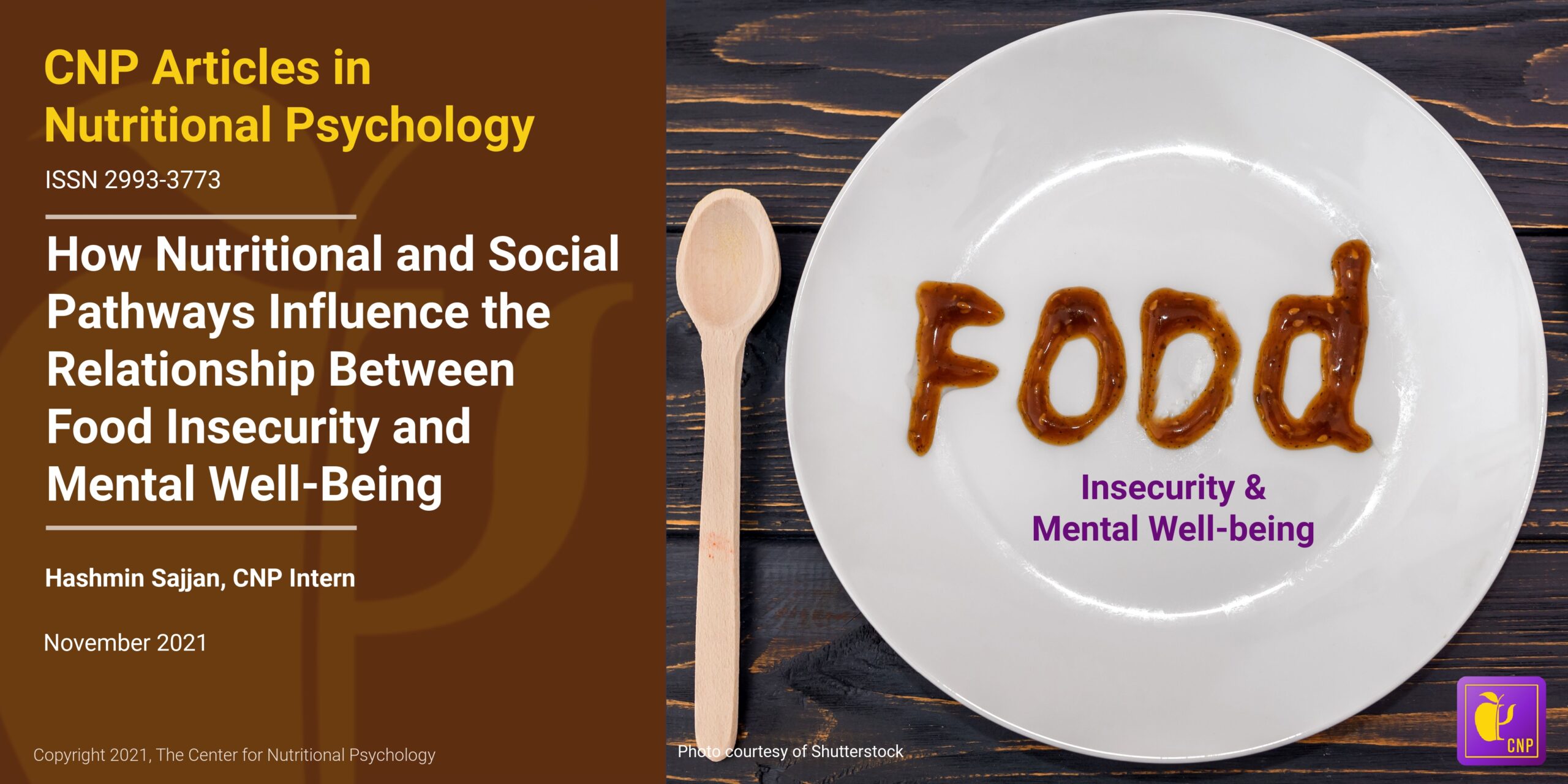 How Nutritional and Social Pathways Influence The Relationship Between Food Insecurity and Mental Well-Being