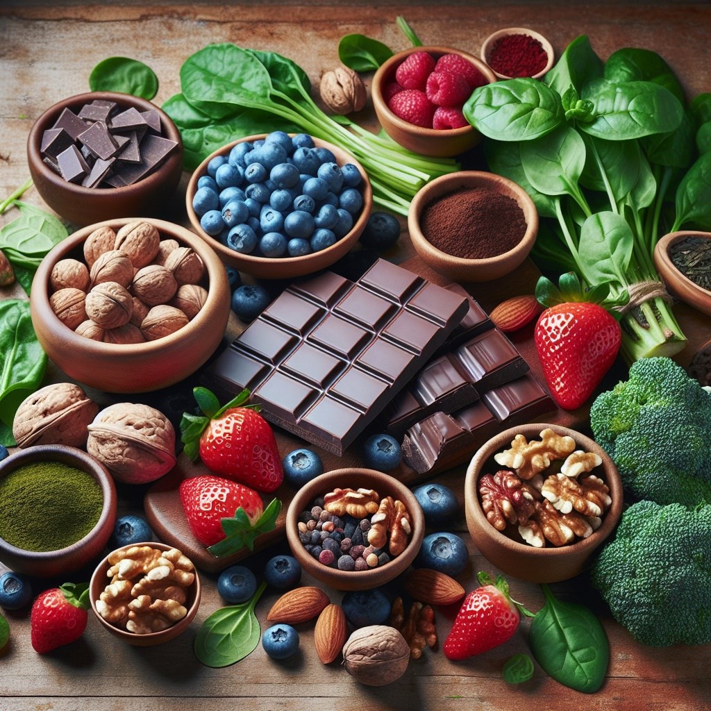 Flavonoids, Polyphenols, Carotenoids and Mental Health