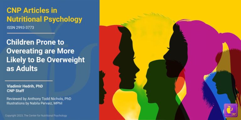 children prone to overeating are more likely to be overweight as adults