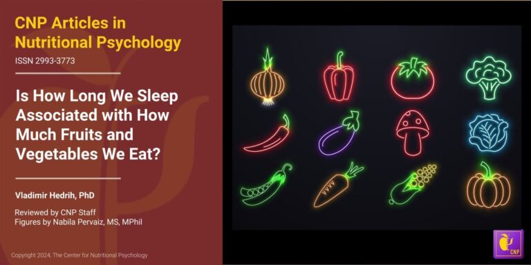 Does sleep duration affect how much fruit and vegetables we eat?
