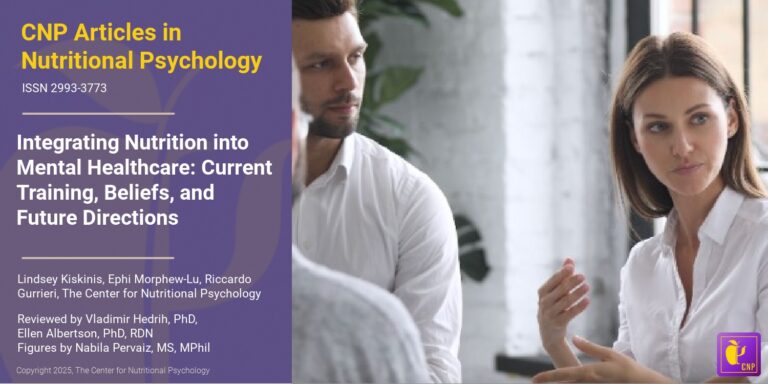 Integrating Nutrition into Mental Healthcare: Assessing Current Training, Beliefs, and Future Directions for Psychologists