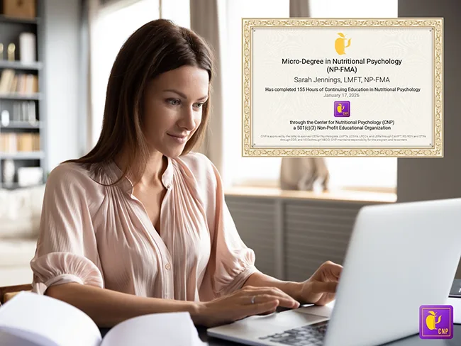 %learn about nutrition mental health %The Center for Nutritional Psychology 