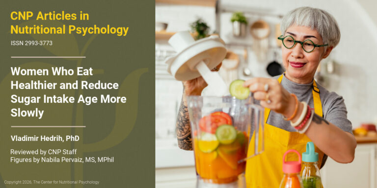 Women Who Eat Healthier and Reduce Sugar Intake Age More Slowly