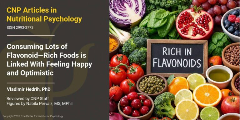 Consuming lots of flavonoid-rich foods is linked with feeling happy and optimistic